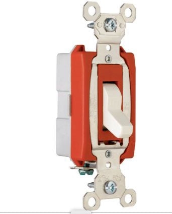Pass & Seymour PS20AC1W Industrial Toggle Switch