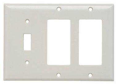 Pass & Seymour SP1262W Combination Wallplate