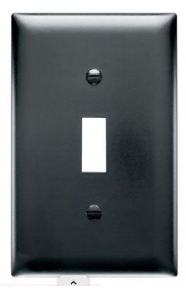 Pass & Seymour TP1BK Wallplate