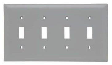 Pass & Seymour TP4GRY Wall Plate