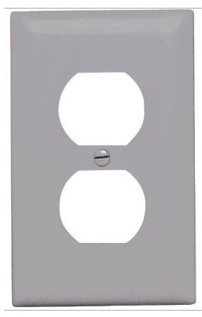 Pass & Seymour TP8GRY Wallplate