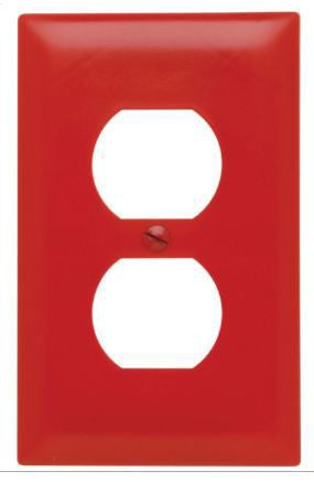 Pass & Seymour TP8RED Wallplate