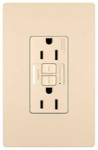 Radiant Collection 1597TRI Self-Test GFCI Receptacle