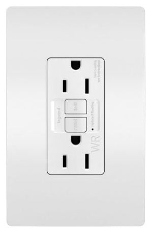 Radiant Collection 1597TRWRW Self-Test GFCI Receptacle