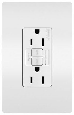Radiant Collection 1597TRW Self-Test GFCI Receptacle