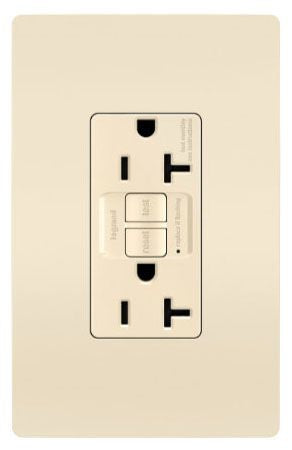 Radiant Collection 2097TRLA Self-Test GFCI Receptacle