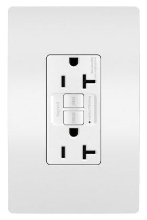 Radiant Collection 2097W Self-Test GFCI Receptacle