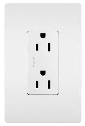 Radiant Collection 885TRW Straight Blade Receptacle