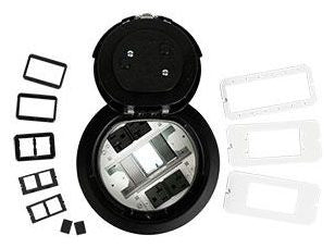 Wiremold 6ATC2PBK Poke Through Device Assembly