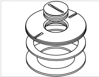 Wiremold 825CK-3/4 Floor Box Conversion Kit