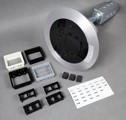 Wiremold AV3ATCBK Poke Through Device Assembled Unit