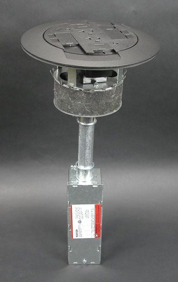 Wiremold RC3ATCBK Poke Through Device Assembled Unit