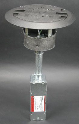 Wiremold RC4ATCBK Poke Through Assembled Unit