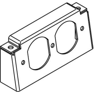 Wiremold RFB-DR Floor Box Internal Duplex Receptacle Bracket