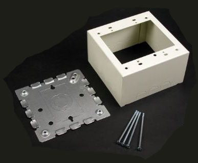 Wiremold V5744-2 Raceway Switch and Receptacle Box