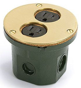 Lew Electric Fittings 812-DFB Flush Mounted Floor Box