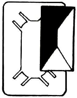 Mulberry Metal Products 40548 Rectangular Plate Jewel