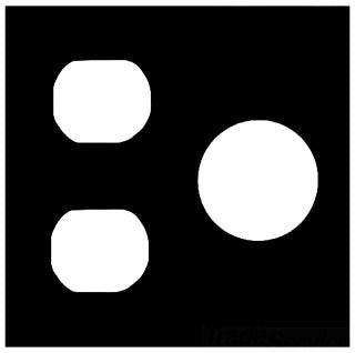 Mulberry Metal Products 84842 Wall Plate