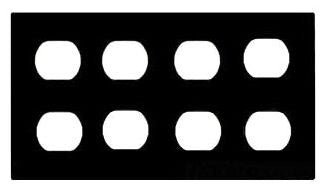 Mulberry Metal Products 97104 Wall Plate