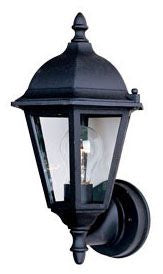 Maxim Lighting 1002BK Outdoor Wall Lantern