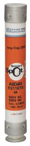 Mersen EP A6D4R Low Voltage UL Power Fuse