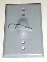 Mulberry Metal Products 30499 Weatherproof Toggle Switch Cover