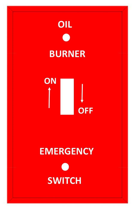 Mulberry Metal Products 41001 Oil Burner Wallplate