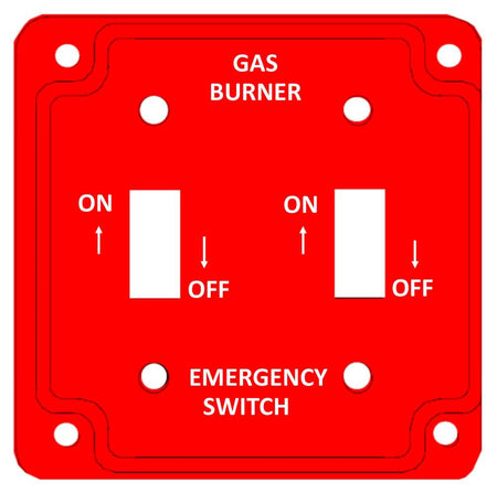 Mulberry Metal Products 41025 Gas Burner Cover