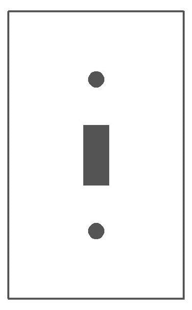 Mulberry Metal Products 86071 Wallplate