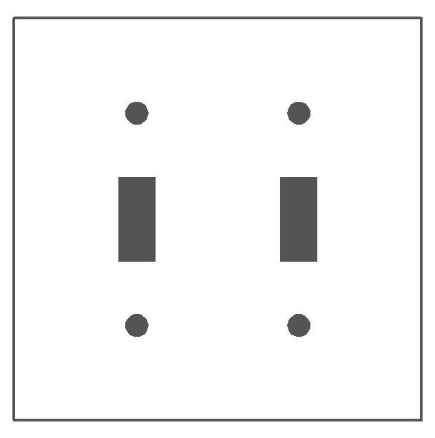 Mulberry Metal Products 86072 Wallplate