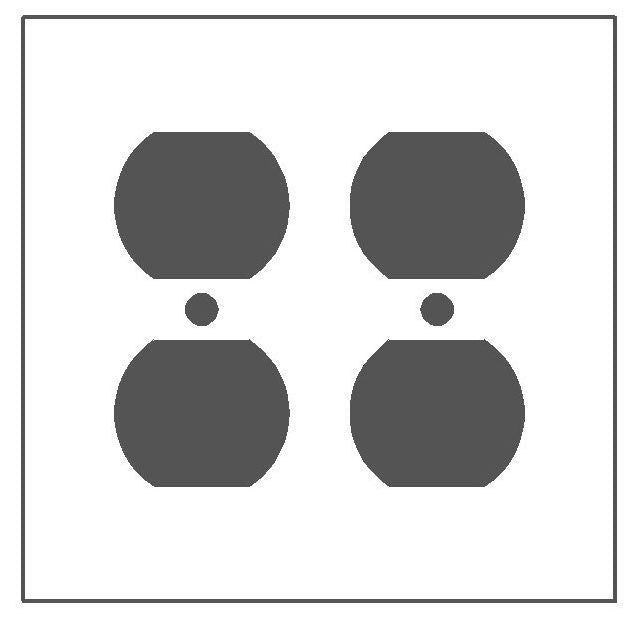 Mulberry Metal Products 86102 Wallplate