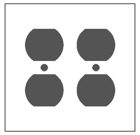 Mulberry Metal Products 86102 Wallplate