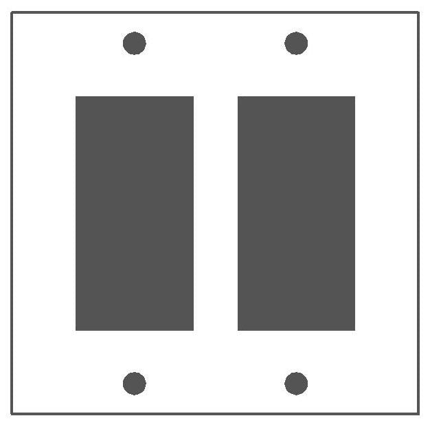 Mulberry Metal Products 86402 Wallplate