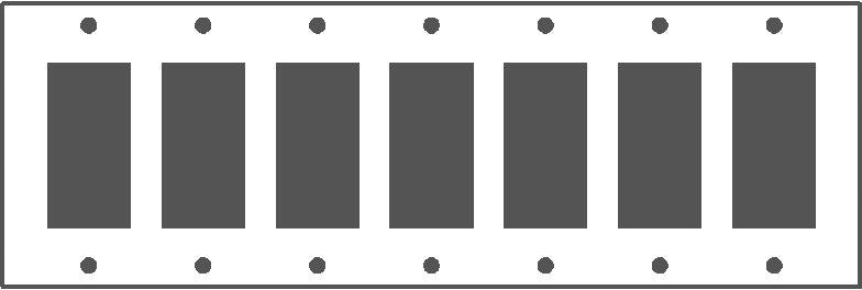 Mulberry Metal Products 86407 Wallplate