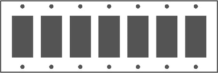Mulberry Metal Products 86407 Wallplate