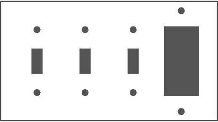 Mulberry Metal Products 86454 Wallplate