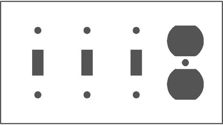 Mulberry Metal Products 86554 Wallplate