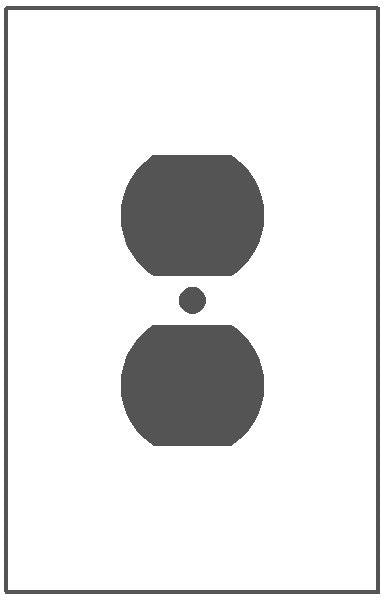 Mulberry Metal Products 86801 Wallplate