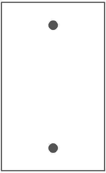 Mulberry Metal Products 93151 Wallplate