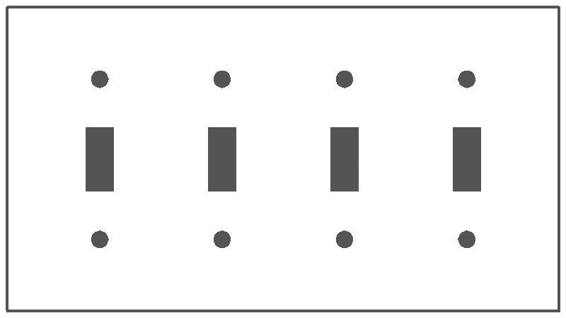 Mulberry Metal Products 97074 Wallplate
