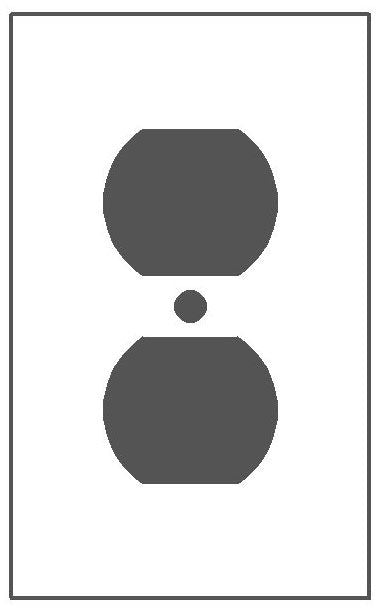 Mulberry Metal Products 97101 Wallplate