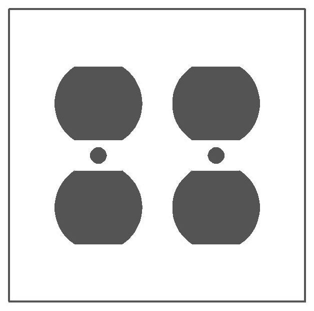 Mulberry Metal Products 97102 Wallplate