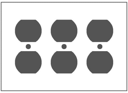 Mulberry Metal Products 97103 Wallplate