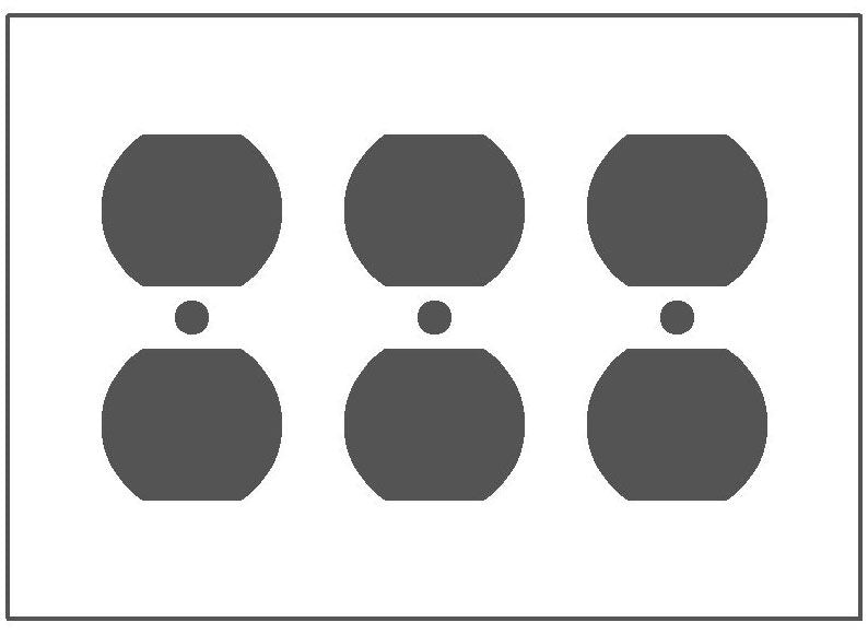 Mulberry Metal Products 97103 Wallplate