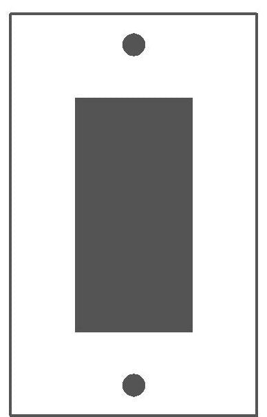 Mulberry Metal Products 97401 Wallplate