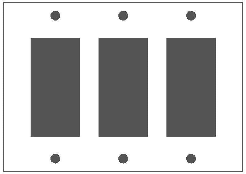 Mulberry Metal Products 97403 Wallplate