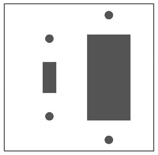 Mulberry Metal Products 97432 Wallplate