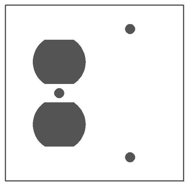 Mulberry Metal Products 97542 Wallplate