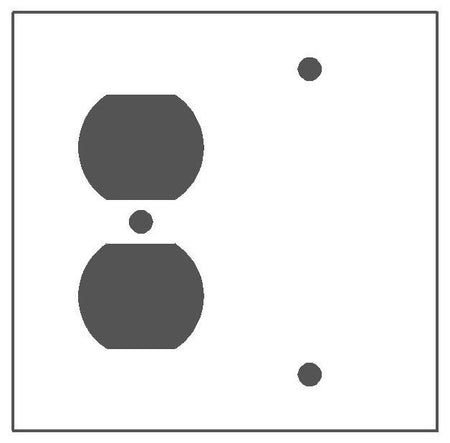 Mulberry Metal Products 97542 Wallplate