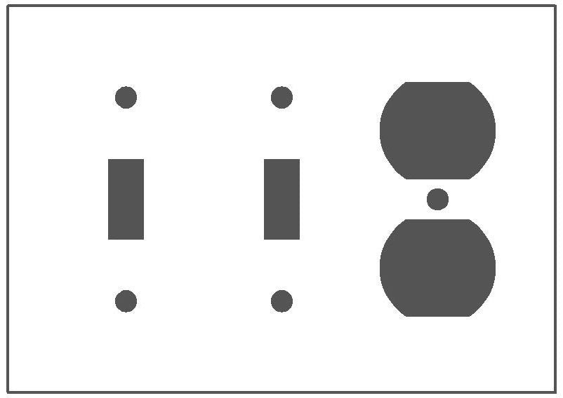 Mulberry Metal Products 97543 Wallplate